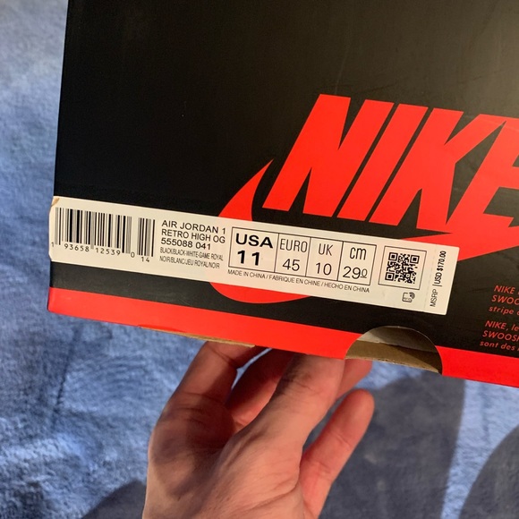 Jordan 1 Royal Toe - Picture 7 of 8